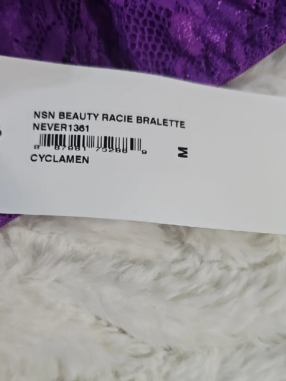 Cosabella‎ NSN Beauty Racie Bralette Dark Copper, Cyclamen
